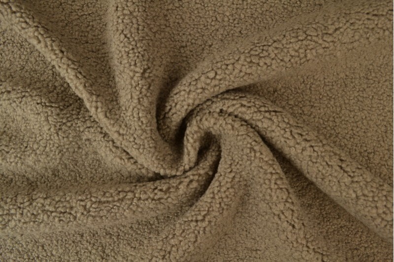Teddy-Kunstfell taupe