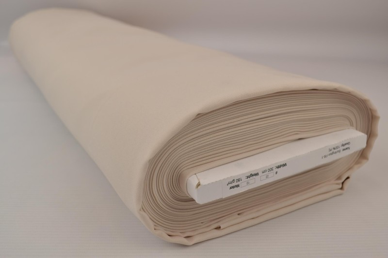 Terlenka FR terlenka ignifuge 300 cm breit, champagnerr, Rolle