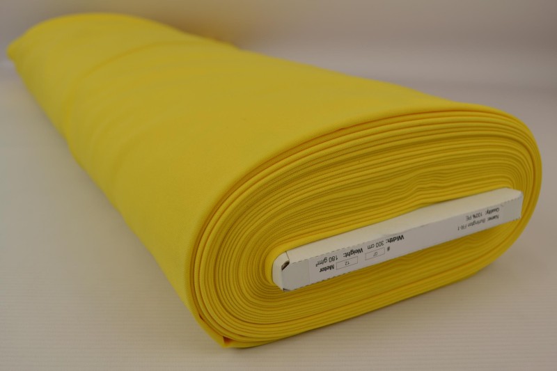 Terlenka FR terlenka ignifuge 300 cm breit, gelb, Rolle