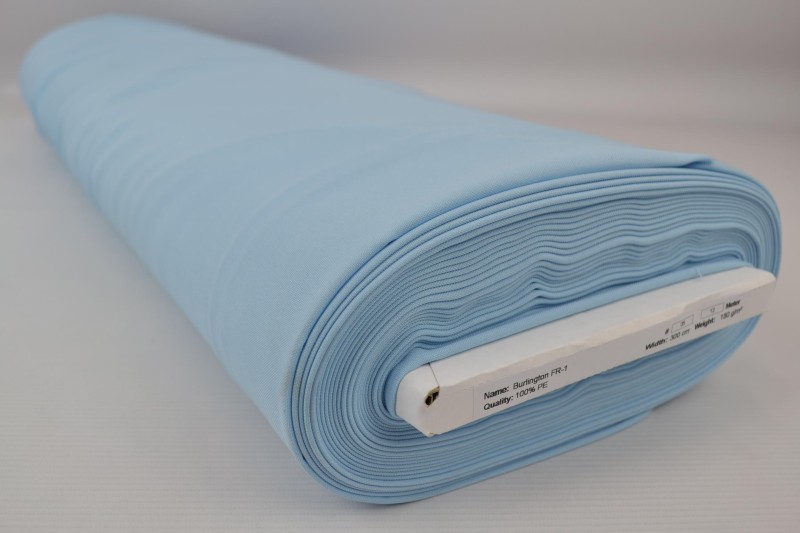 Terlenka FR terlenka ignifuge 300 cm breit, hellblau, Rolle