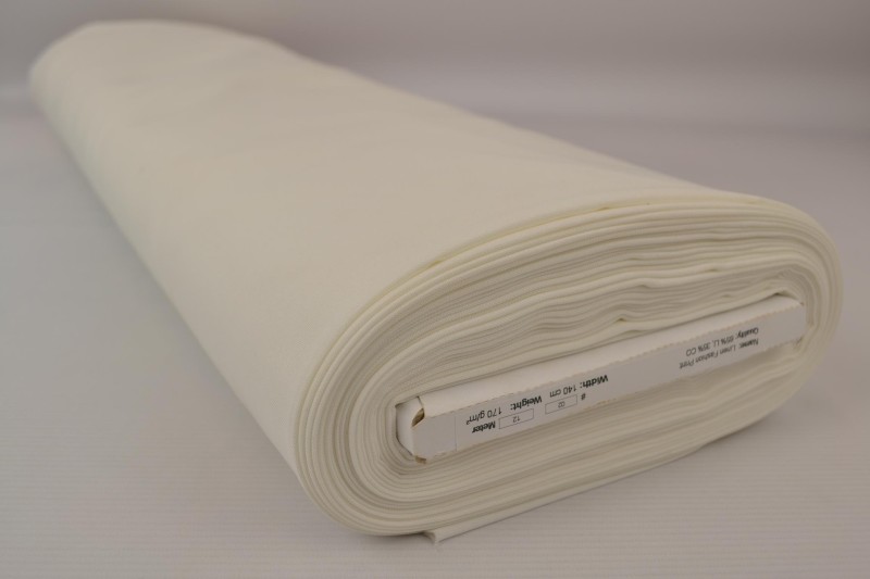 Terlenka FR terlenka ignifuge 300 cm breit, gebrochenes Weiß, Rolle