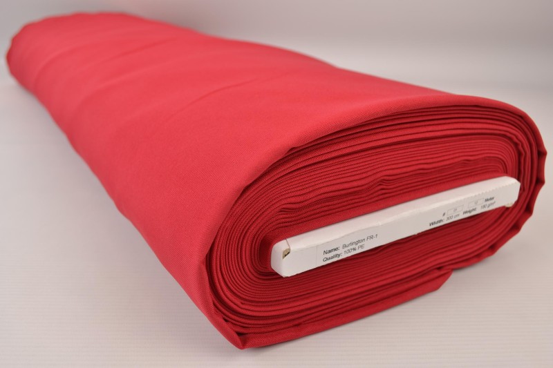 Terlenka FR terlenka ignifuge 300 cm breit, rot, Rolle