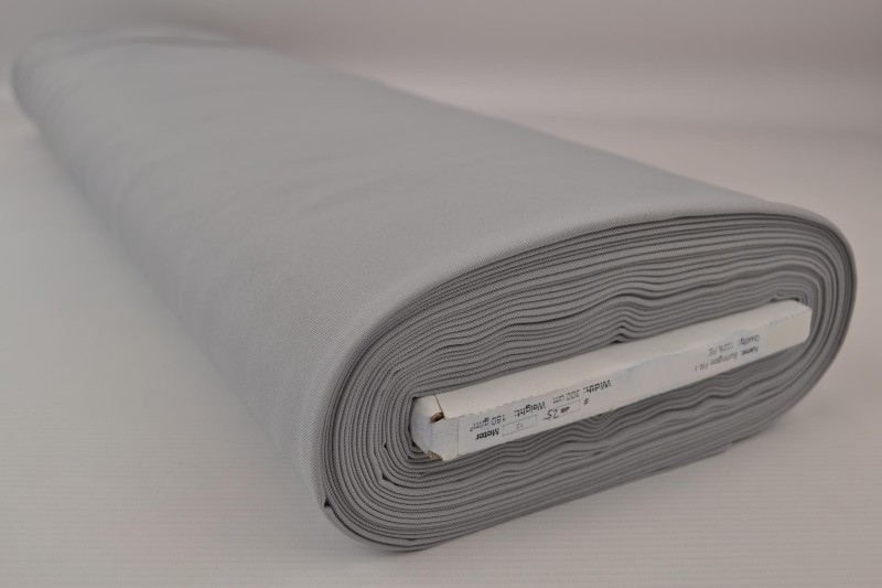 Terlenka FR terlenka ignifuge 300 cm breit, silbergrau, Rolle