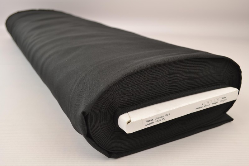 Terlenka FR terlenka ignifuge 300 cm breit, schwarz, Rolle