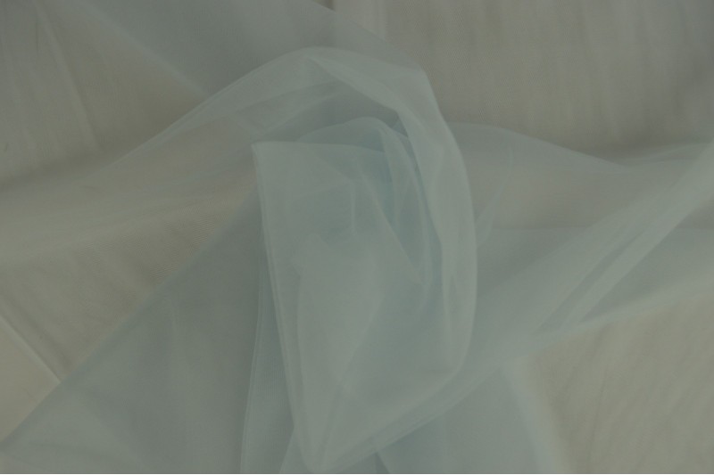 Weicher Tüll (Tüll aus mariée) babyblau