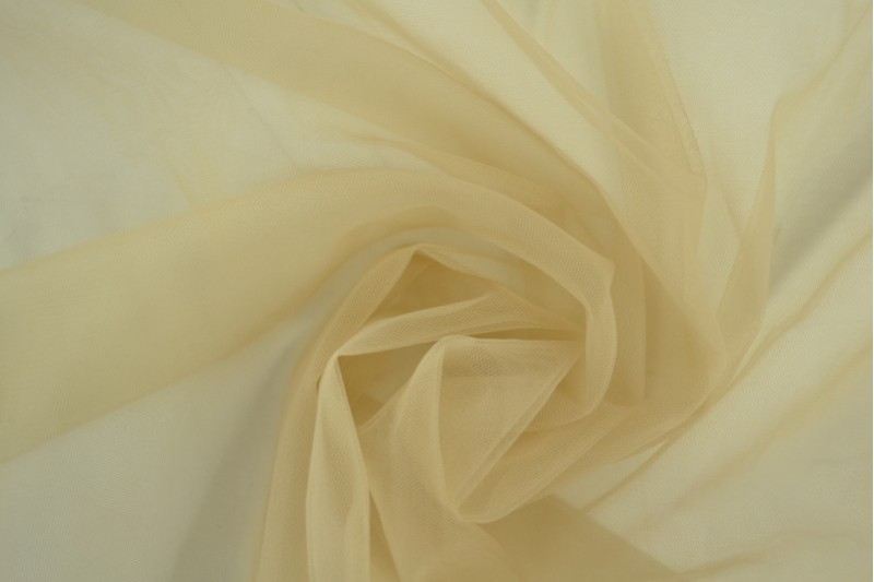 Weicher Tüll (Tüll aus mariée) beige