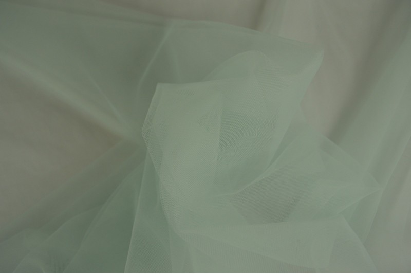 Weicher Tüll (Tüll aus mariée) hellmint