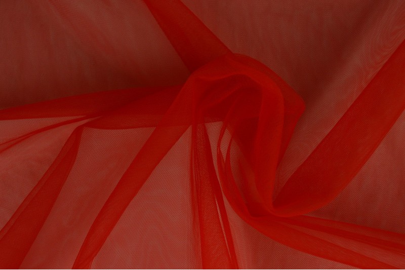 Weicher Tüll (Tüll aus mariée) rot