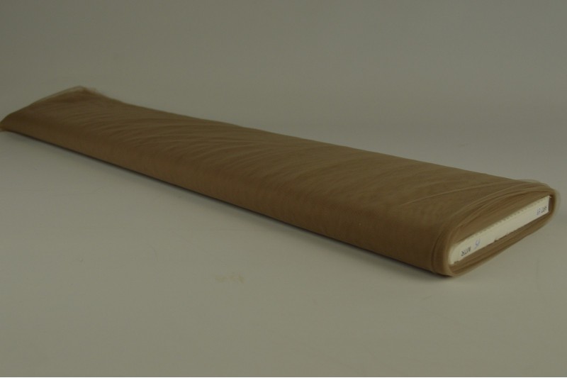 Weicher Tüll (Tüll aus mariée) taupe, Rolle