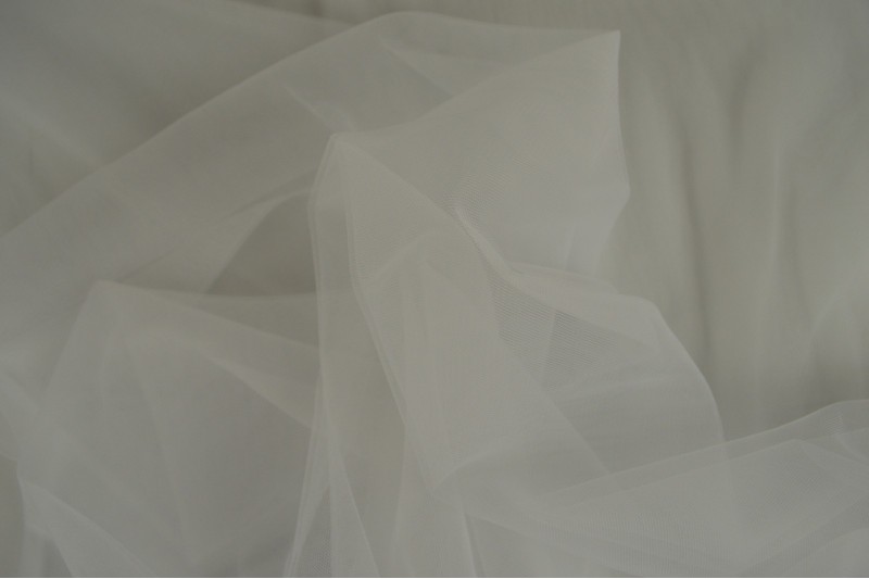 Weicher Tüll (Tüll aus mariée) weiß