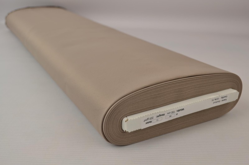 Uni-Verdunkelungsstoff Stoff occultant taupe, Rolle