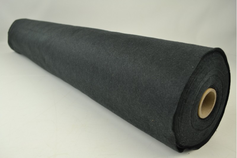 Filz 1mm feutrine 1 mm anthrazit, Rolle