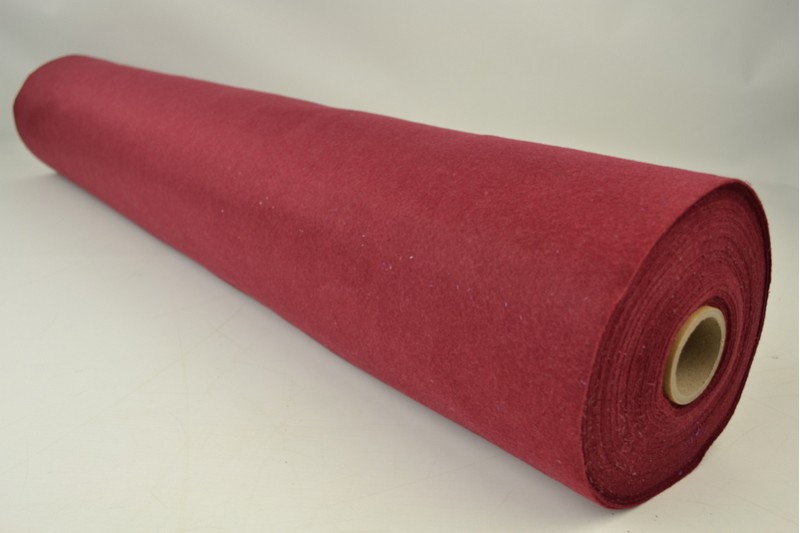 Filz 1mm feutrine 1 mm bordeaux, Rolle