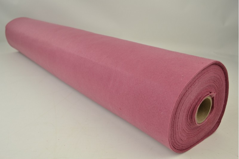 Filz 1mm feutrine 1 mm vieux dunkelrosa, Rolle