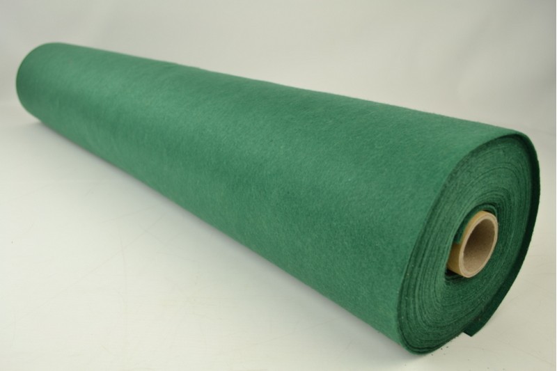 Filz 1mm feutrine 1 mm dunkelgrün, Rolle