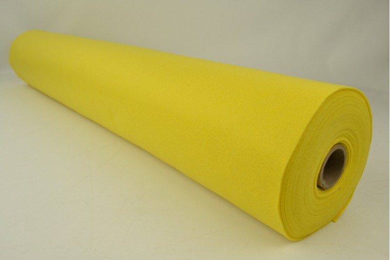 Filz 1mm feutrine 1 mm gelb, Rolle