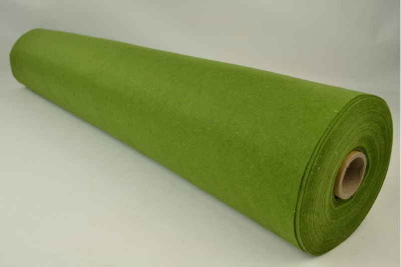 Filz 1mm feutrine 1 mm moosgrün, Rolle