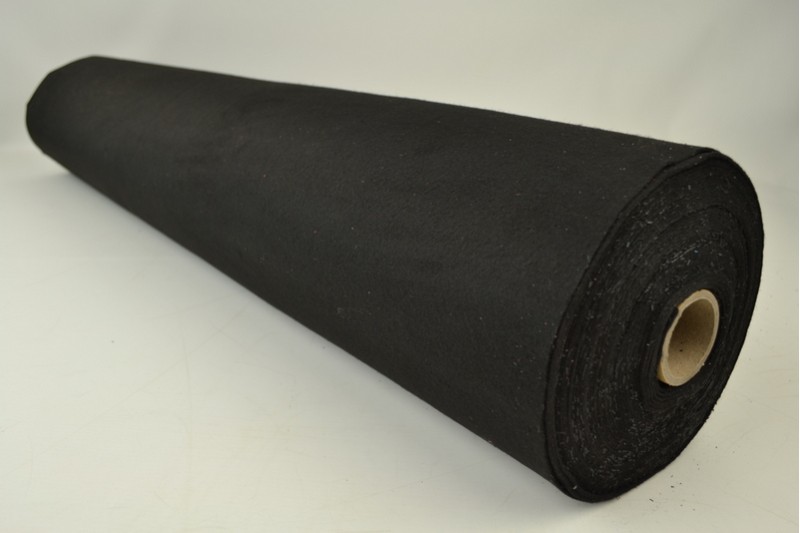 Filz 1mm feutrine 1 mm schwarz, Rolle