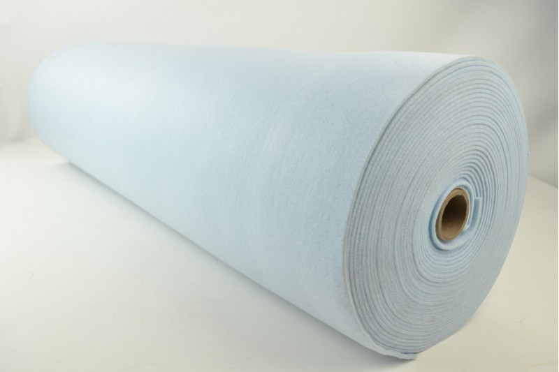 Filz 3mm feutrine 3 mm himmelblau, Rolle