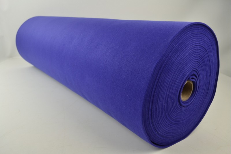 Filz 3mm feutrine 3 mm dunkelblau, Rolle