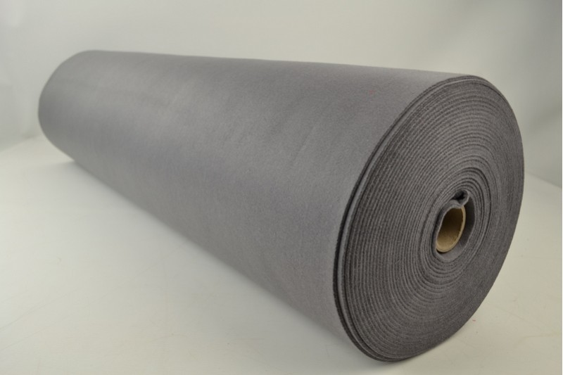 Filz 3mm feutrine 3 mm dunkelgrau, Rolle