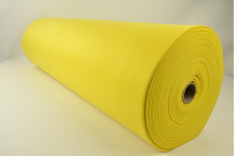 Filz 3mm feutrine 3 mm gelb, Rolle