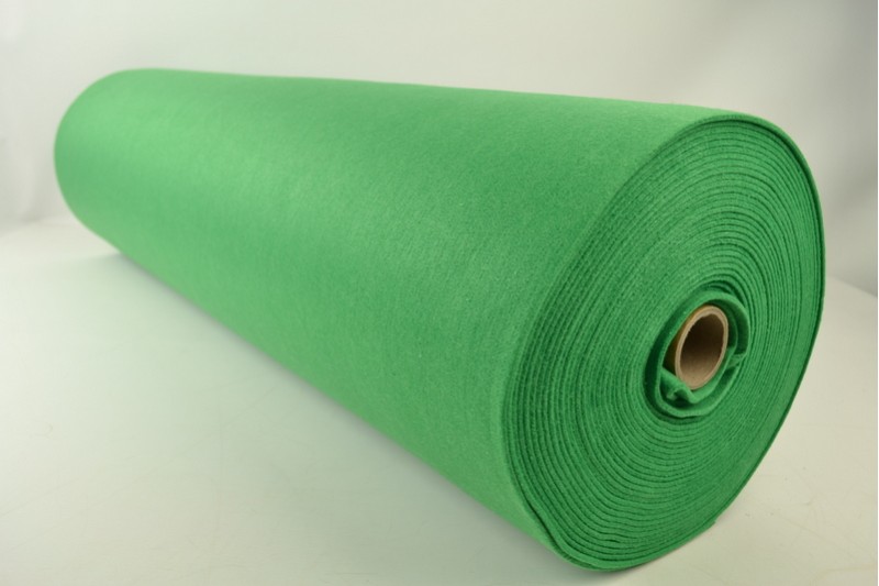 Filz 3mm feutrine 3 mm grün, Rolle