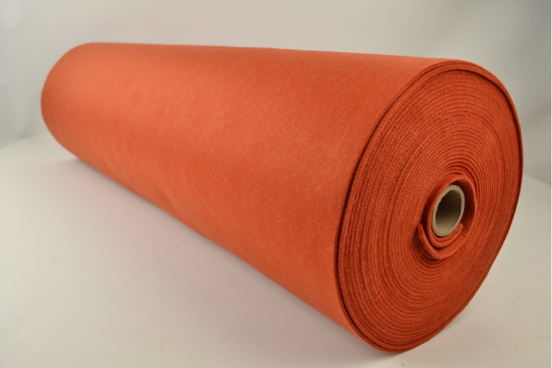 Filz 3mm feutrine 3 mm kupfer, Rolle