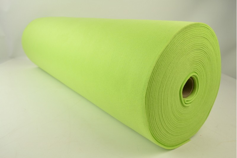 Filz 3mm feutrine 3 mm grün citron, Rolle