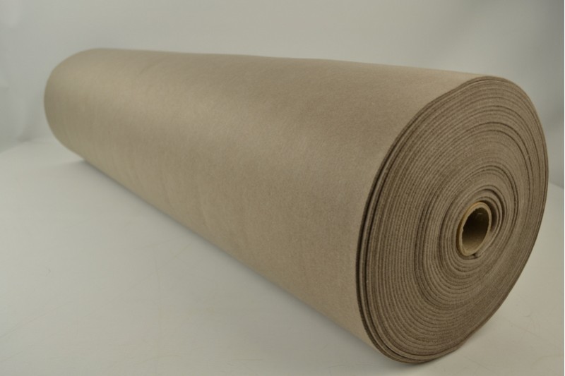 Filz 3mm feutrine 3 mm taupe, Rolle