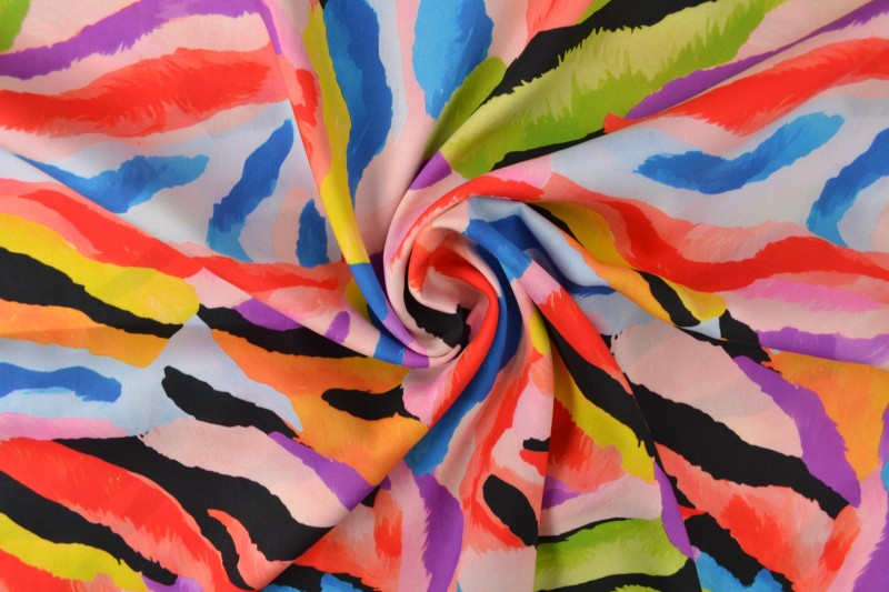 Bedruckte Viskose Viskose bedruckt 2097-01