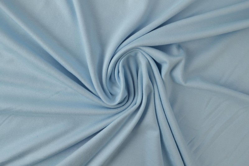 Viskose-Jersey babyblau