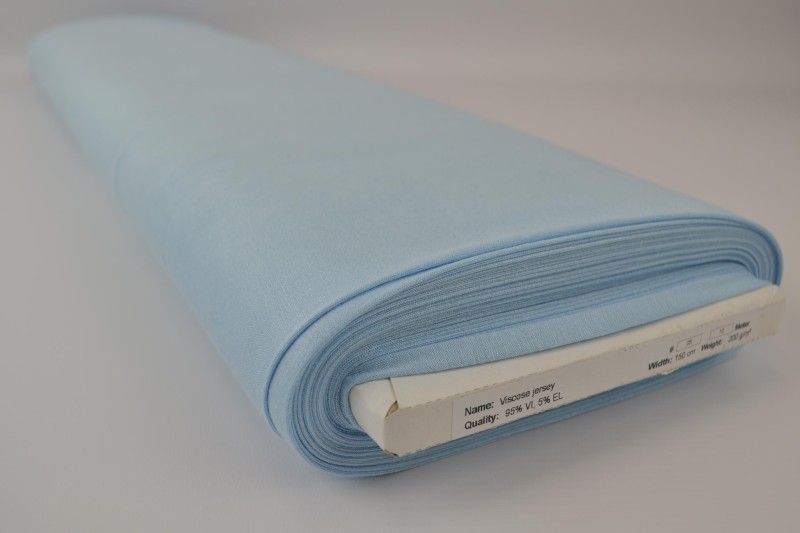 Viskose-Jersey babyblau, Rolle