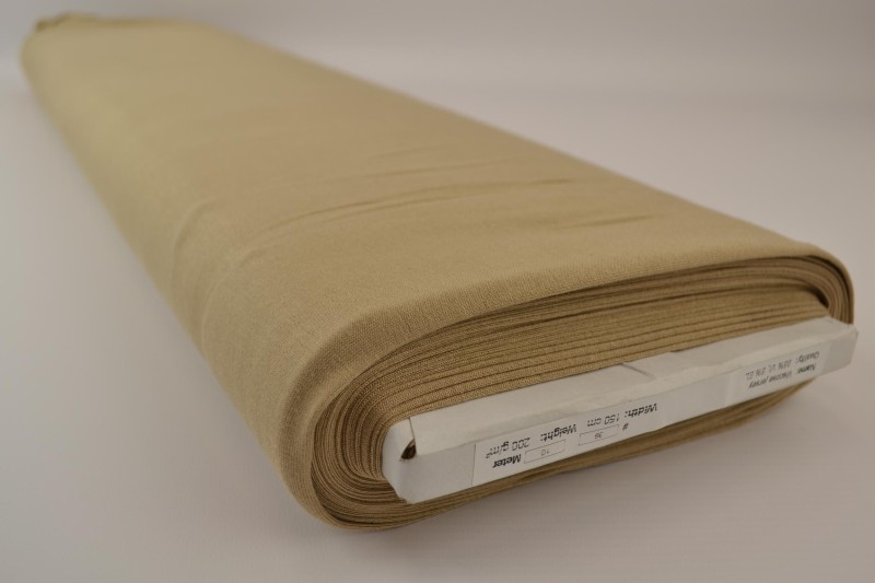 Viskose-Jersey beige, Rolle
