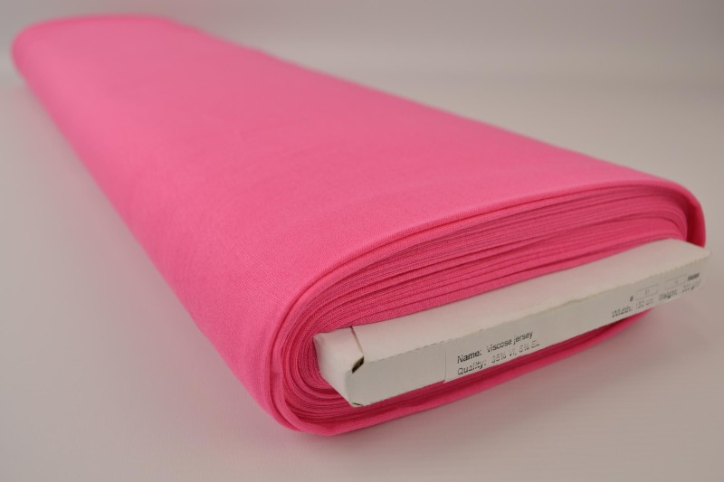 Viskose-Jersey fuchsia, Rolle