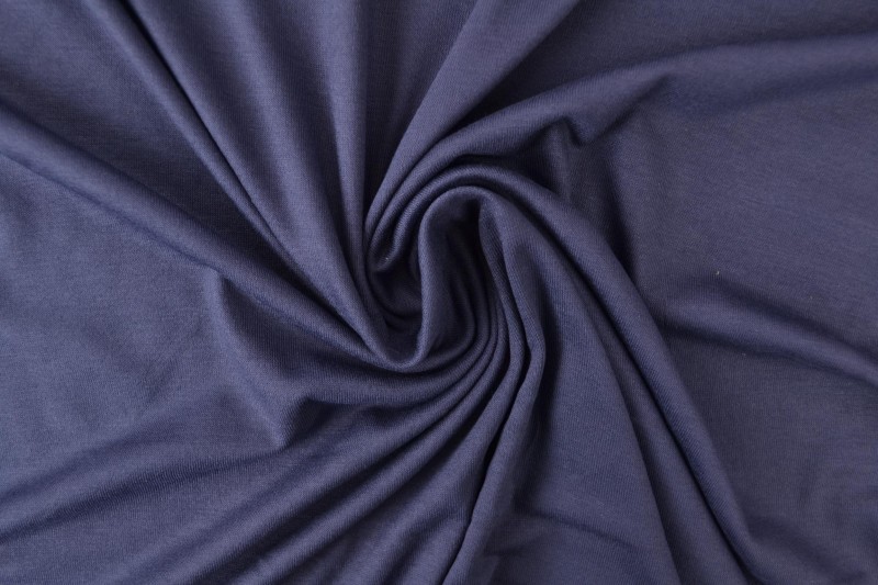 Viskose-Jersey navy