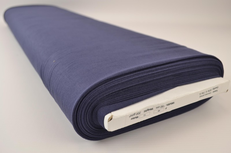Viskose-Jersey navy, Rolle