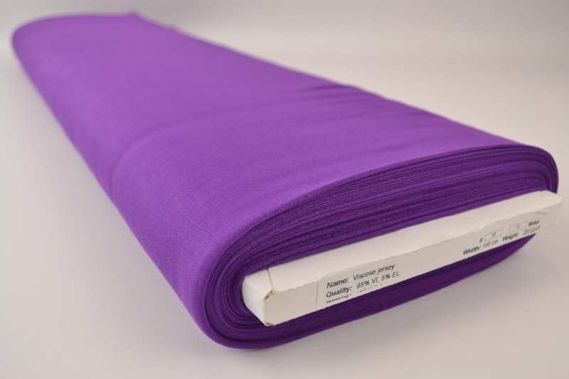Viskose-Jersey violettt, Rolle