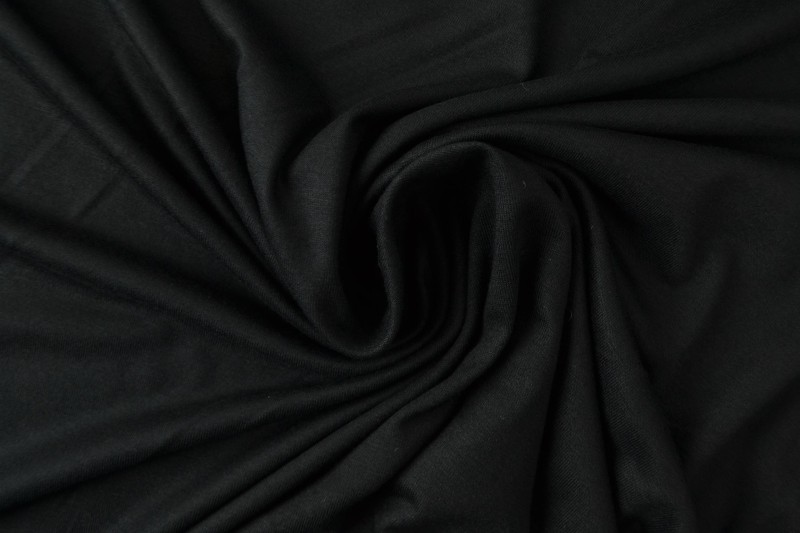 Viskose-Jersey schwarz