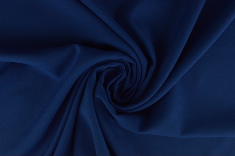 Uni-Viskose Viskose blau
