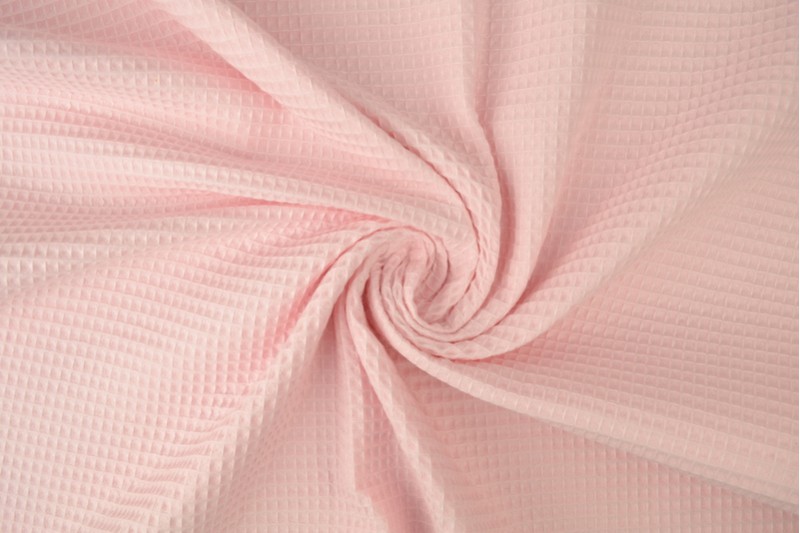 Waffelpiqué Stoff babyrosa
