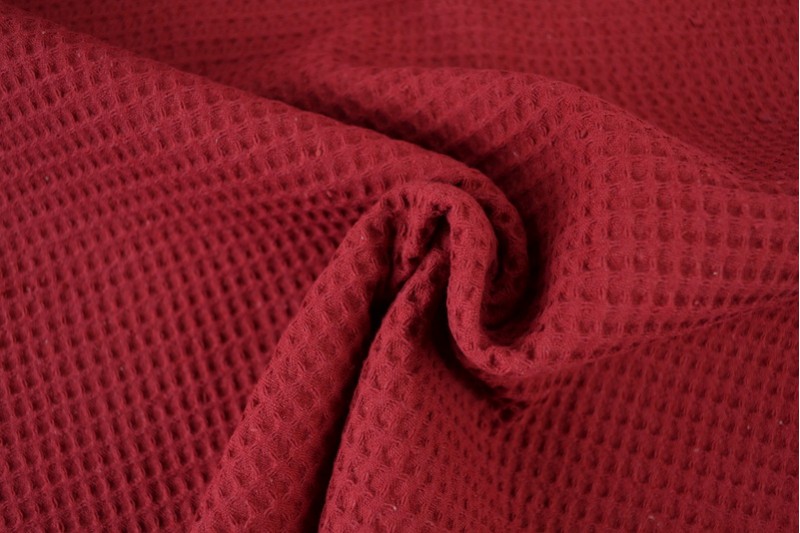 Waffelpiqué Stoff p01 rot