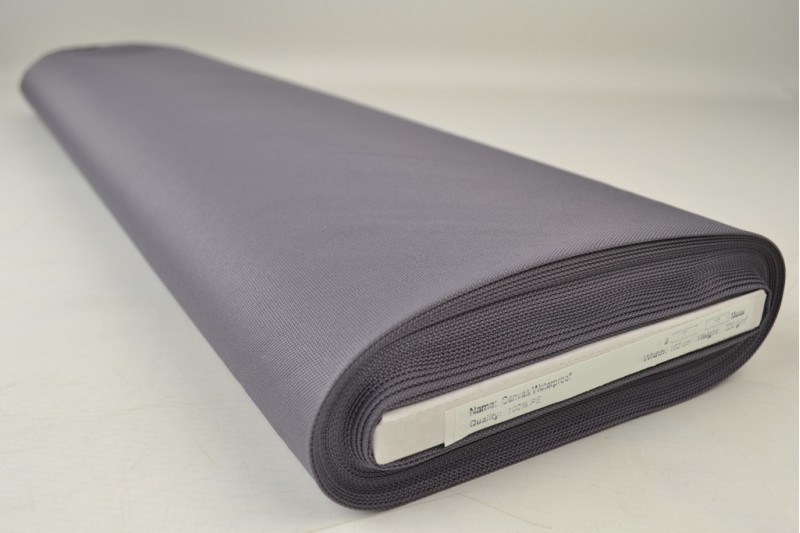 Wasserdichter Canvas canevas wasserdicht dunkelgrau, Rolle