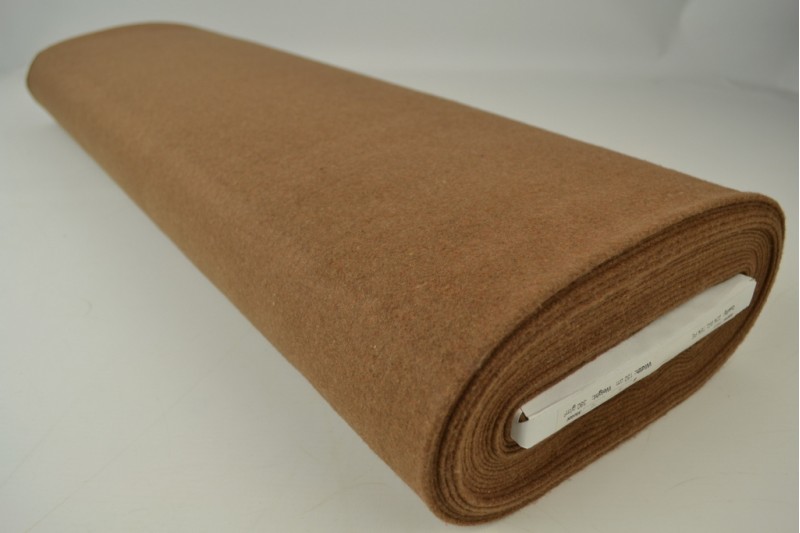 Wolle 380 g/m² camel dunkel, Rolle