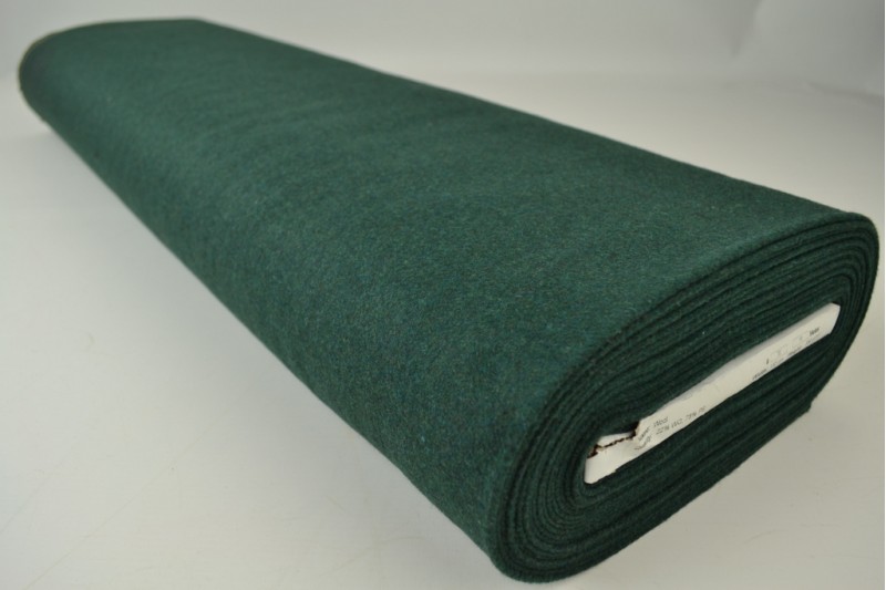 Wolle 380 g/m² dunkelgrün, Rolle