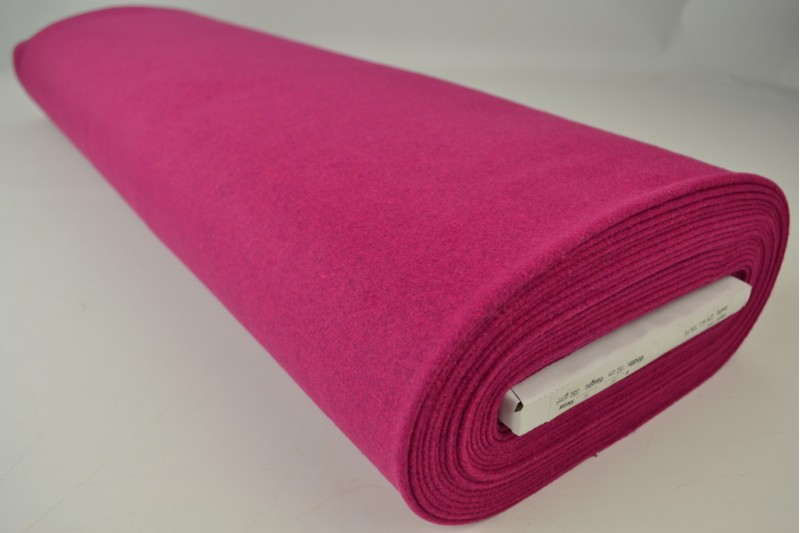 Wolle 380 g/m² fuchsia, Rolle
