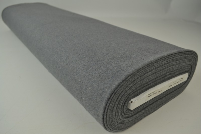 Wolle 380 g/m² grau, Rolle