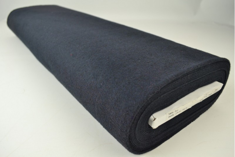 Wolle 380 g/m² navy, Rolle