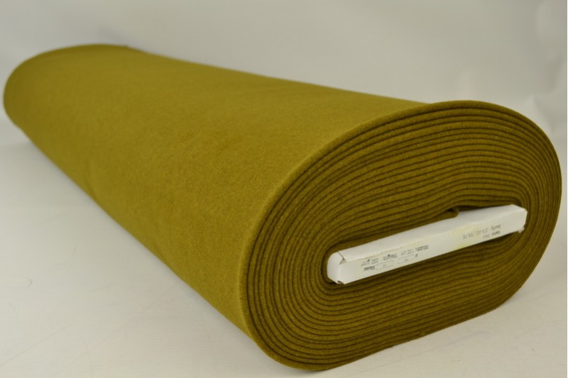 Wolle 380 g/m² p01 grün camel, Rolle