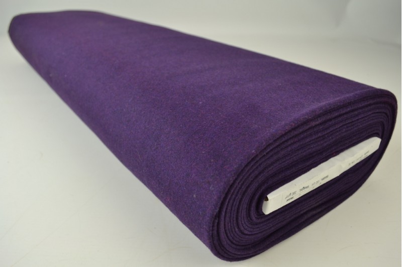 Wolle 380 g/m² violettt, Rolle